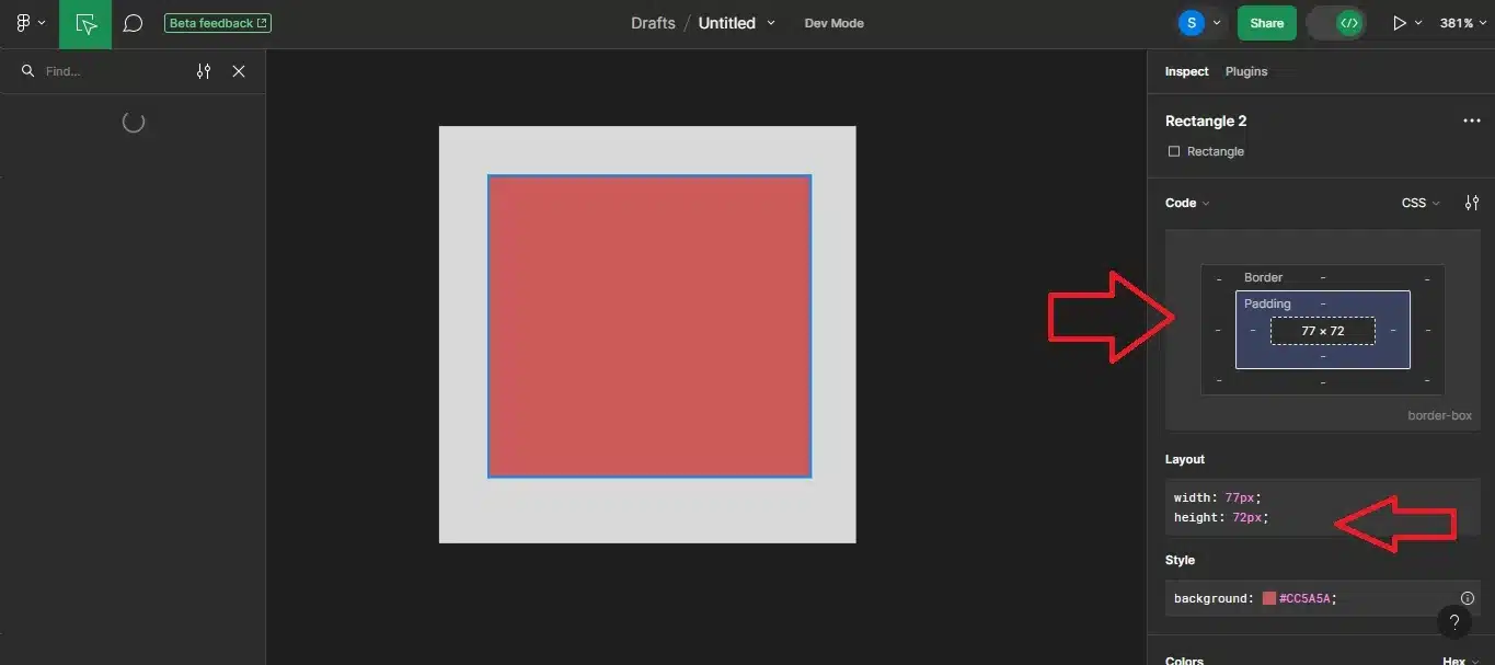figma inspect