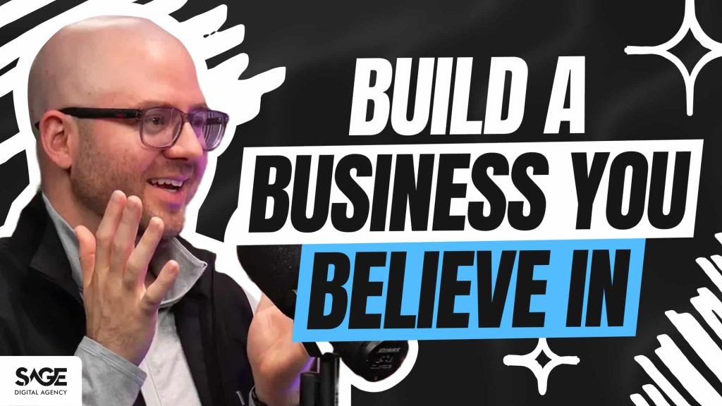 Image of Alex Jariv of Sage Digital Agency discussing brand belief