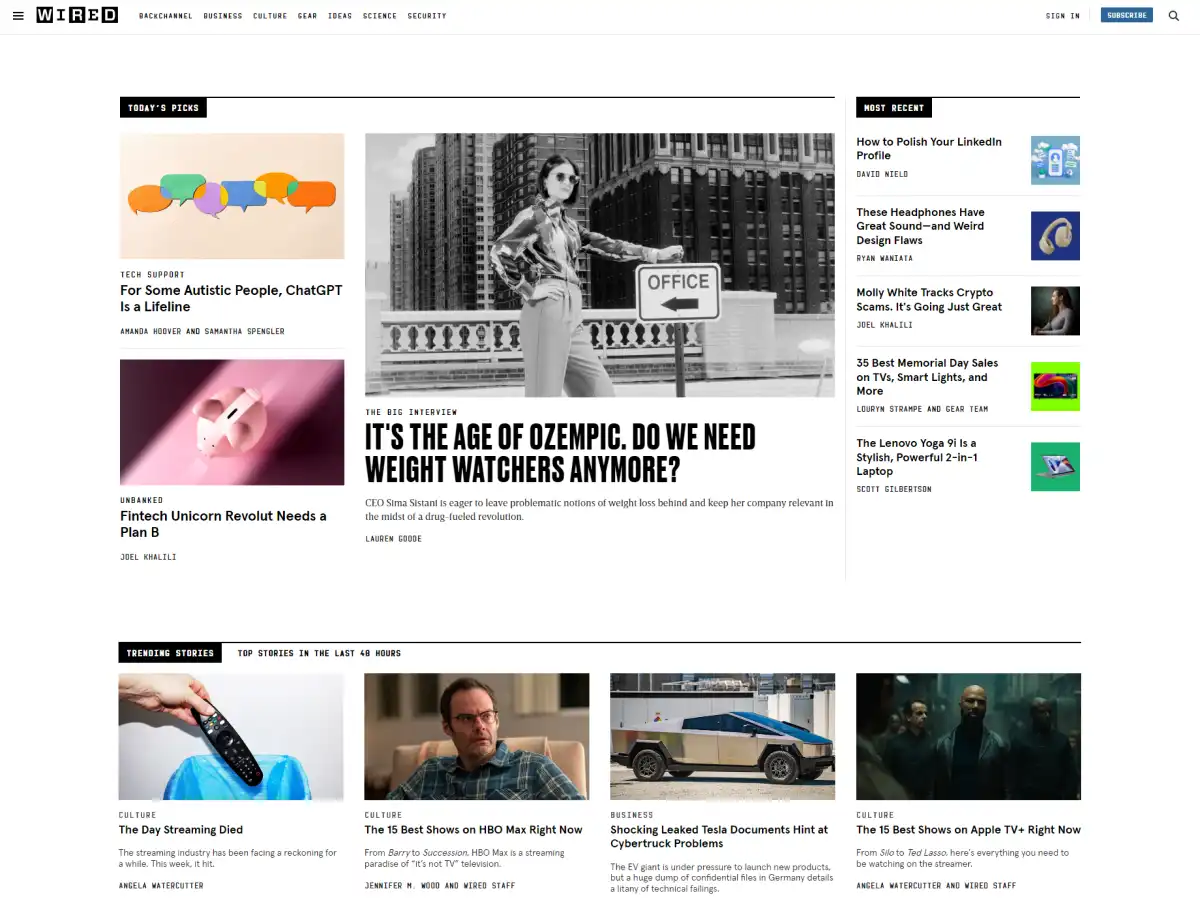 30 best tech websites 2