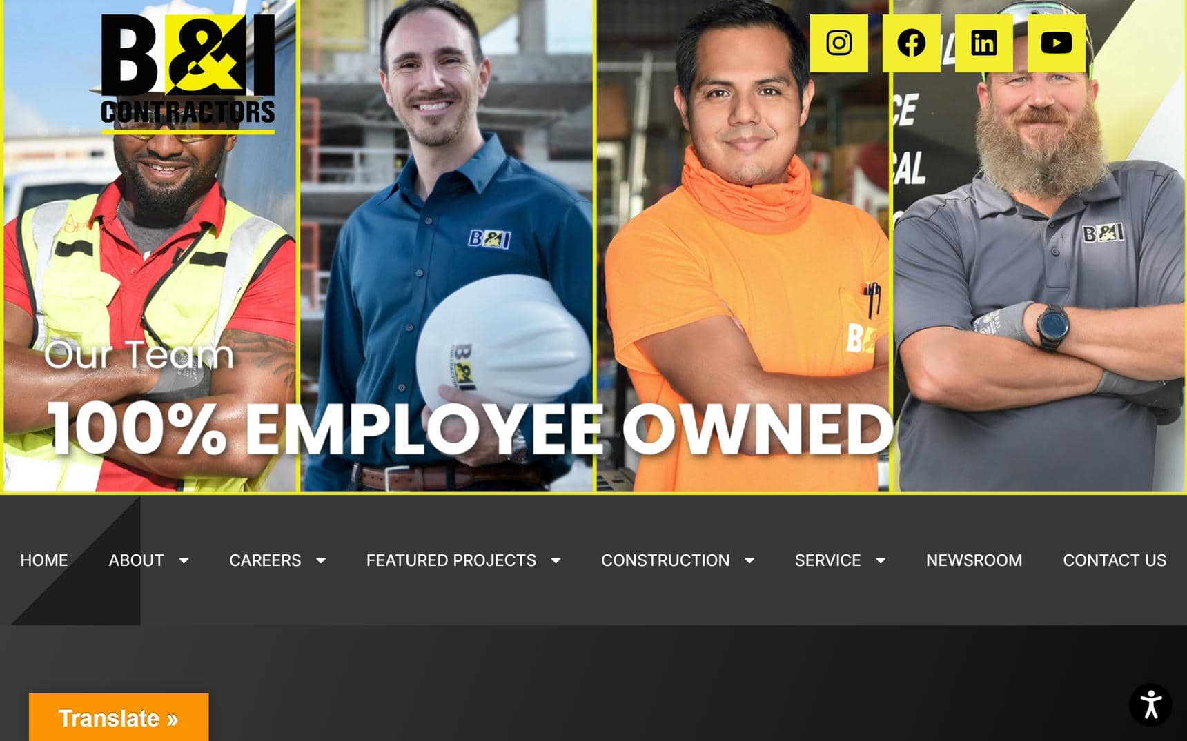 Bandi Florida website home page