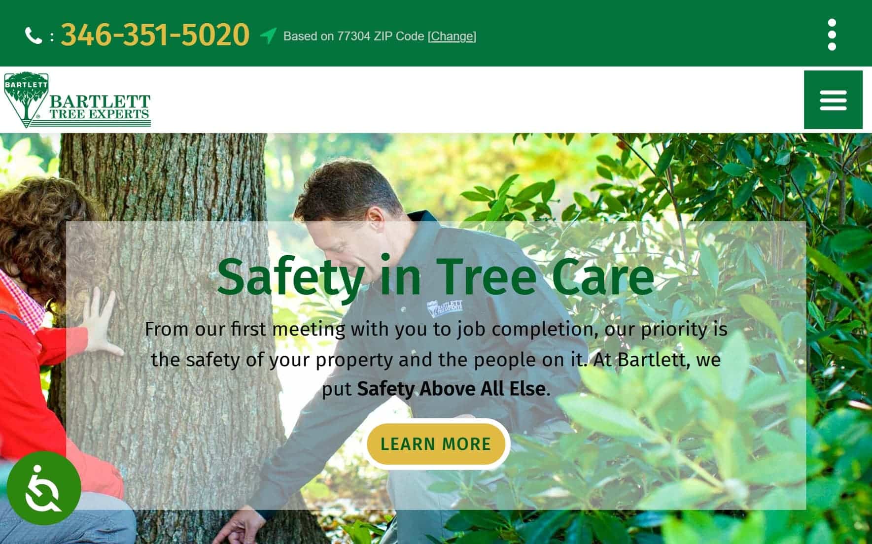 Bartlett website home page