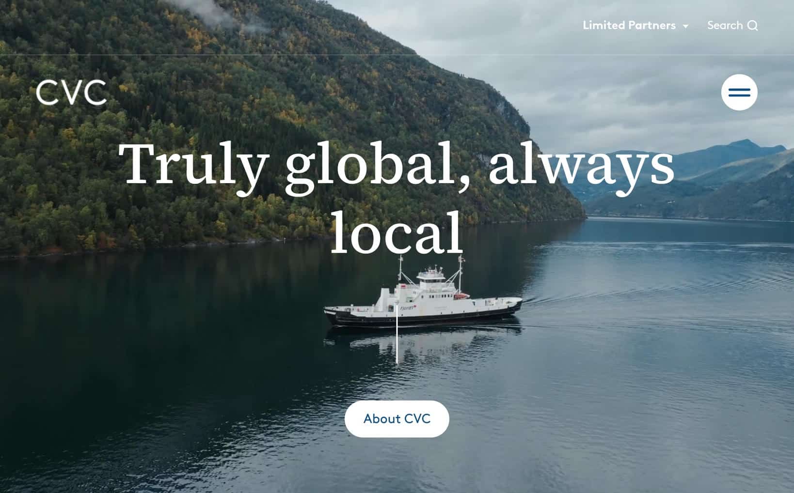 CVC website homepage