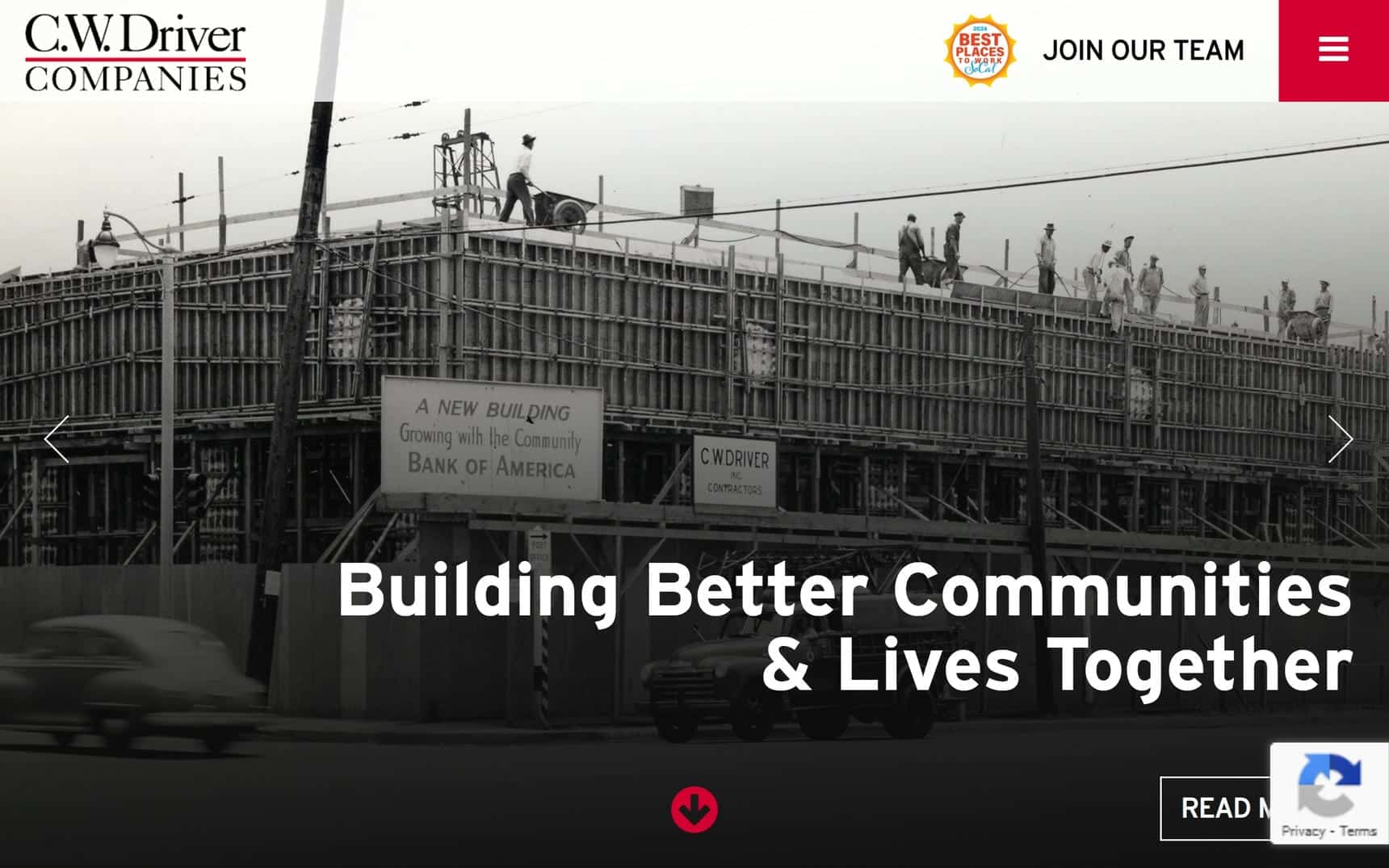 CW Driver website home page
