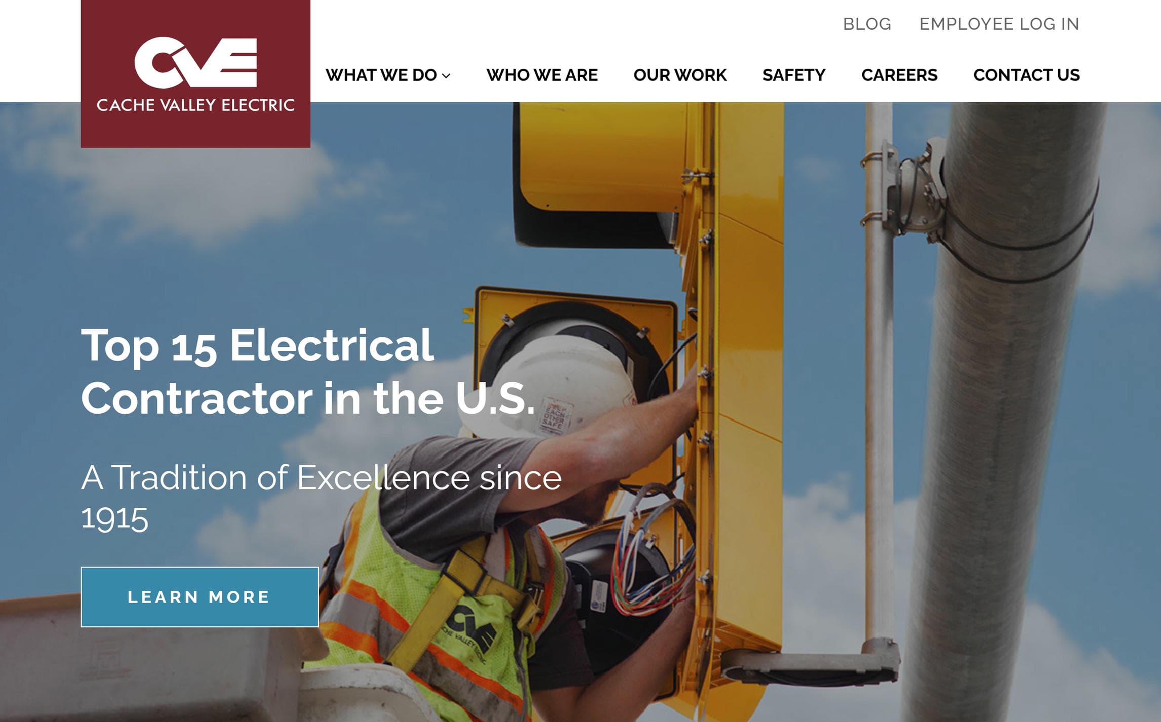CVE website home page