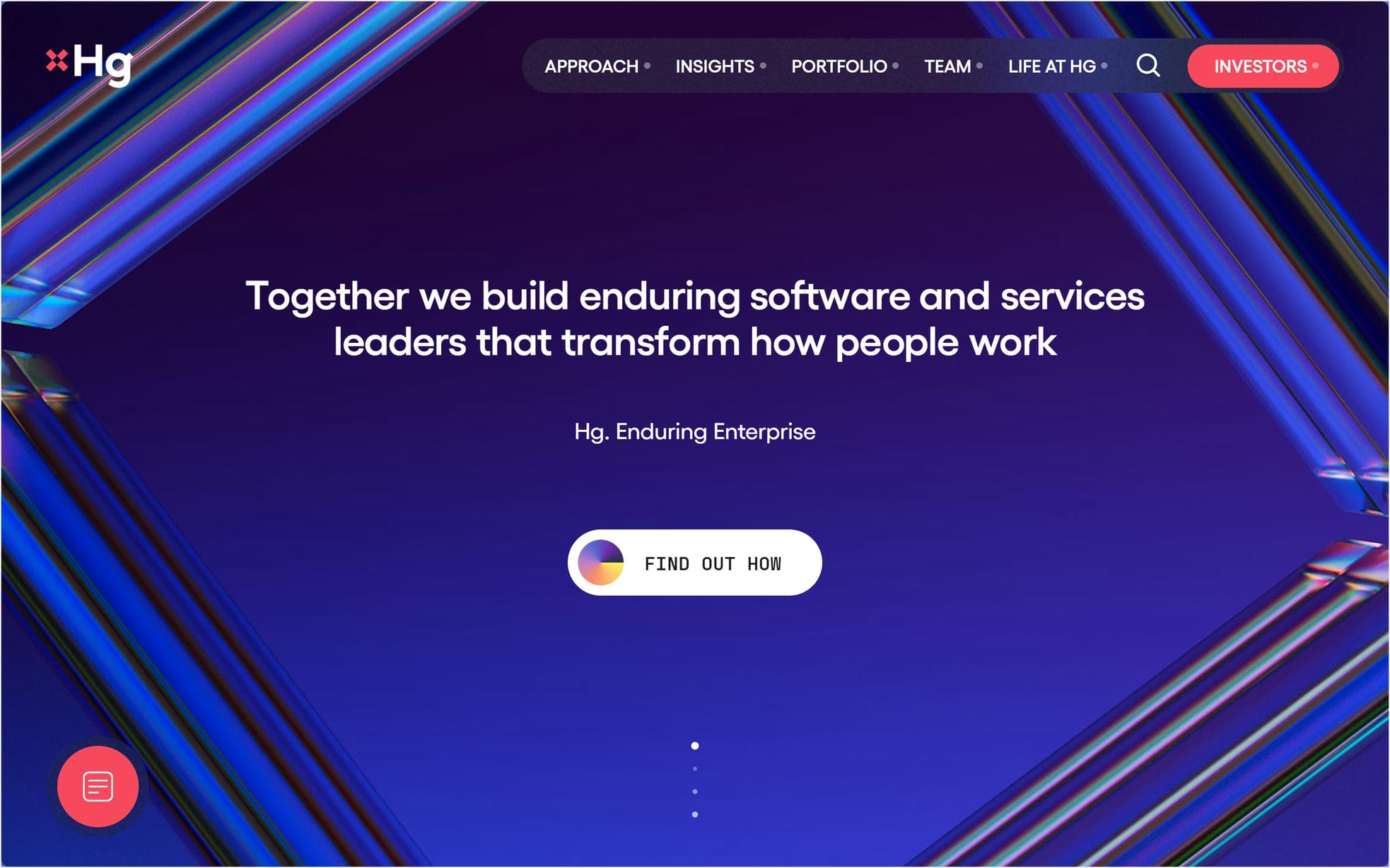 Hg Capital website home page