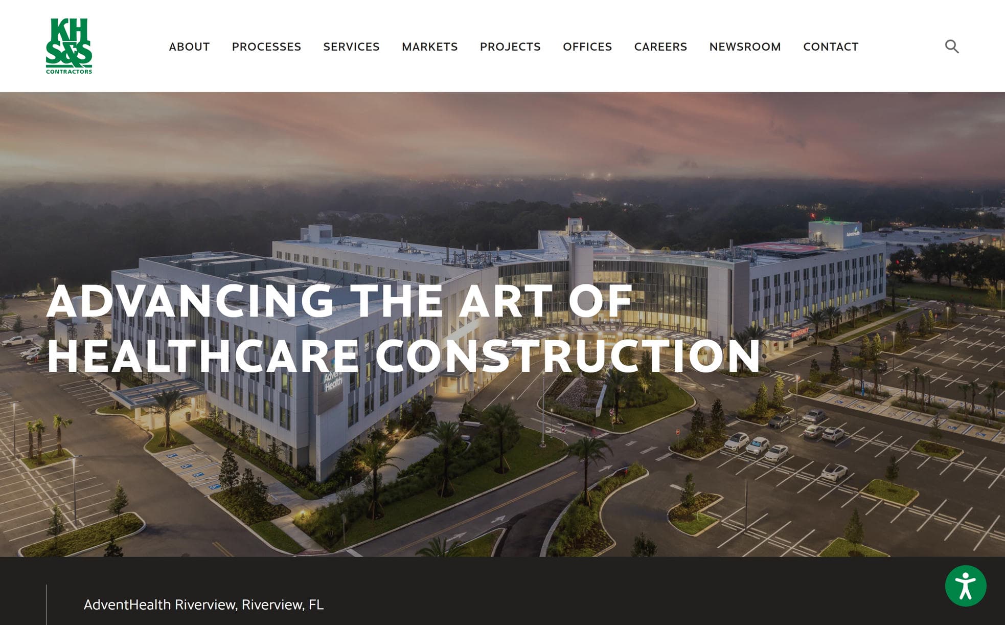 KHSS website home page
