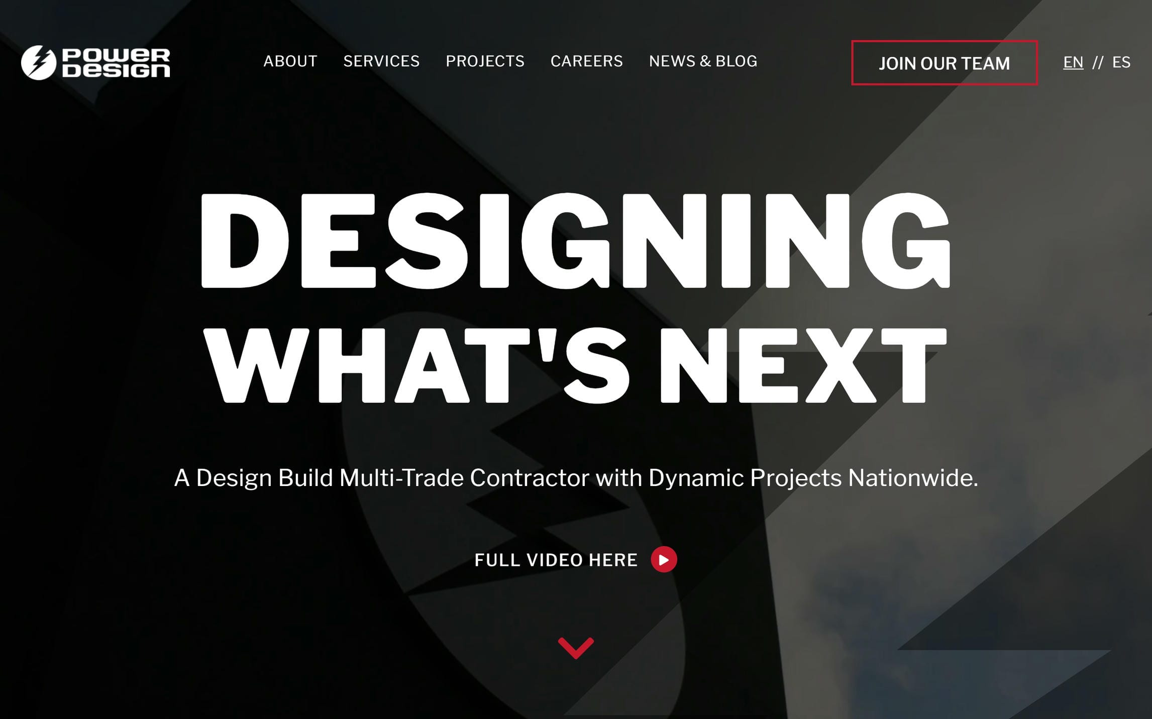 Power Design Inc website home page