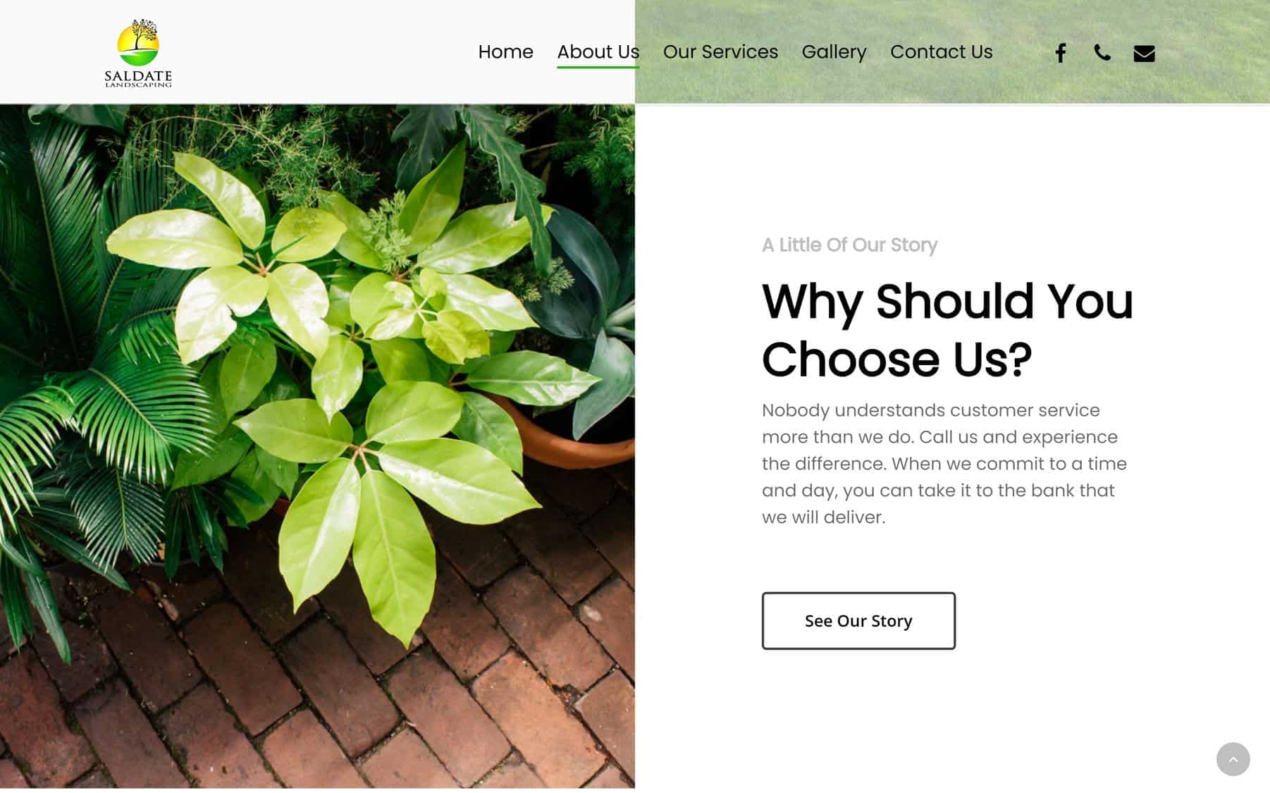 Vegas Landscapers website