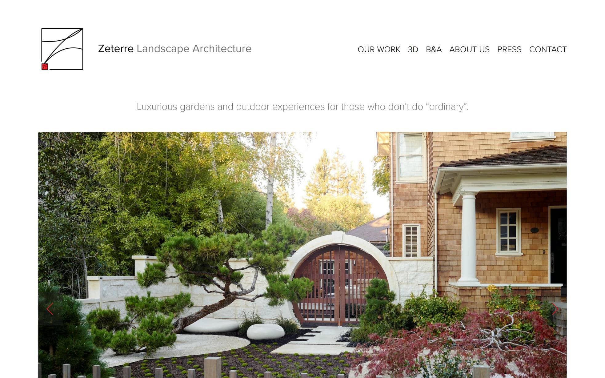 Zeterre website home page