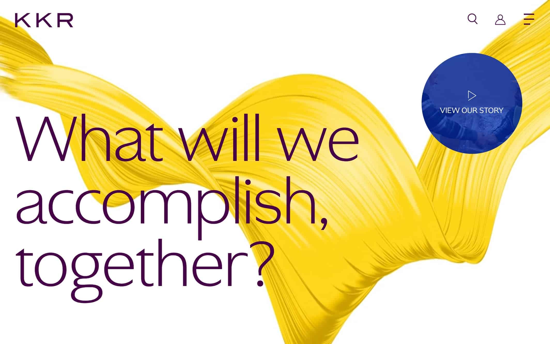 KKR website home page
