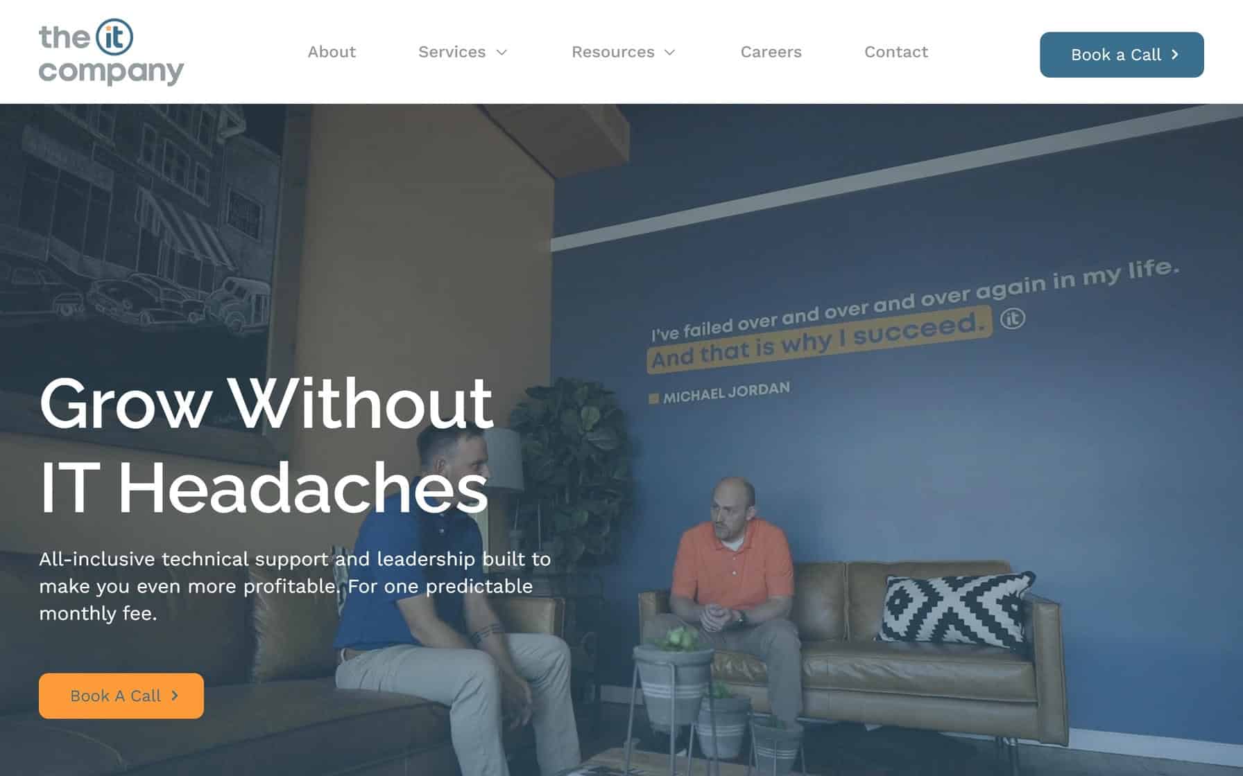 TheITCompany website homepage