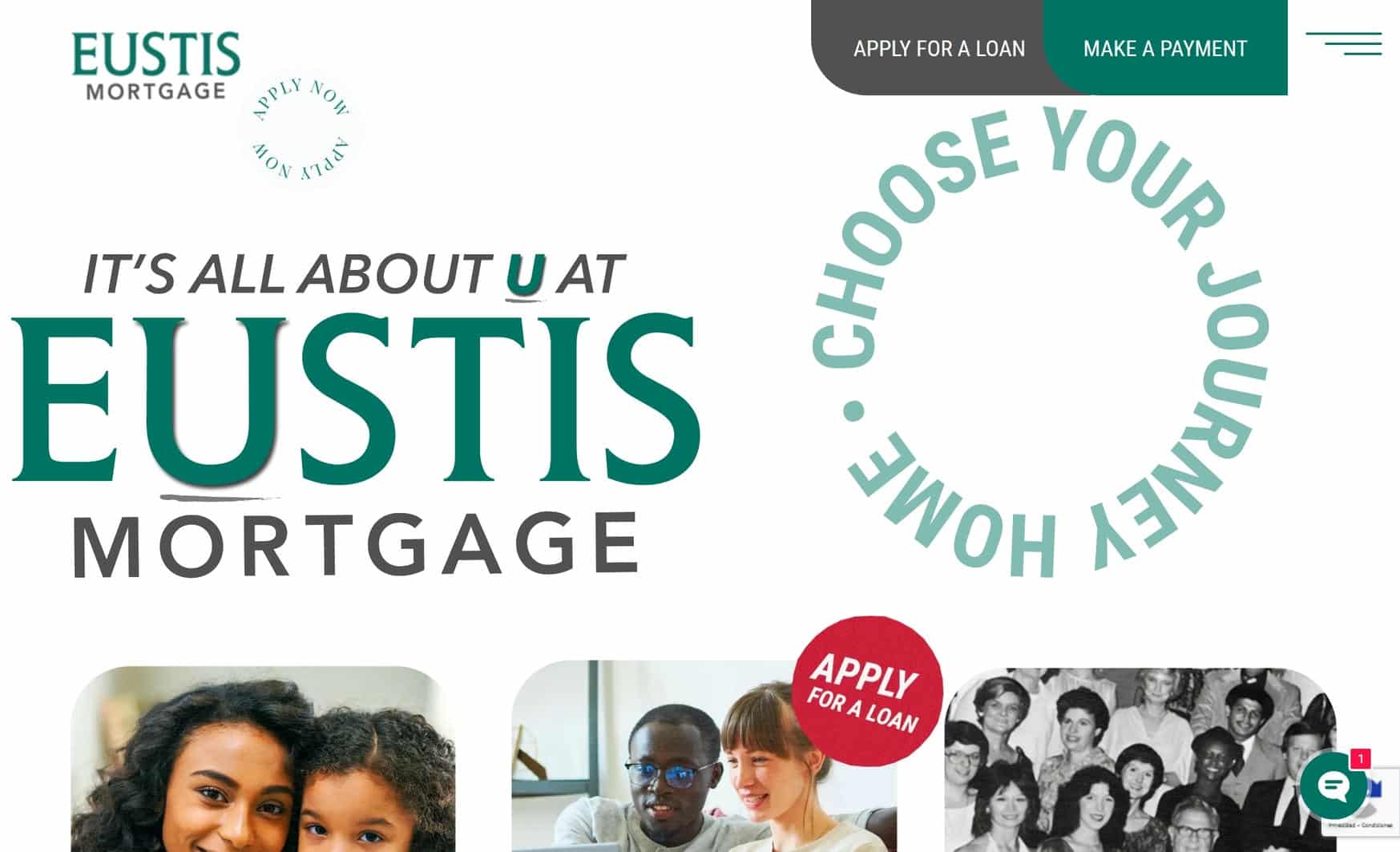Eustis website homepage