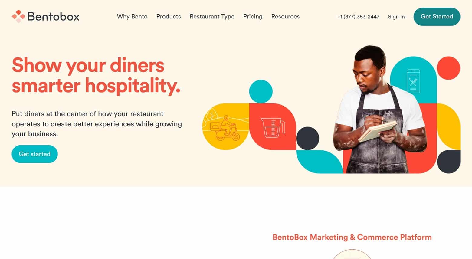 GetBento Website home page
