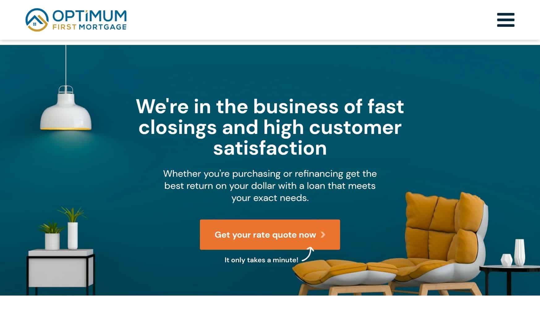 Optimum best mortgage site