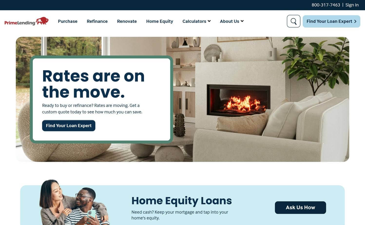 Prime Lending best mortgage website