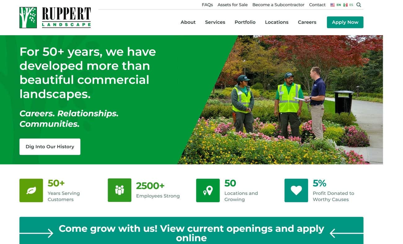Ruppert best landscaping website