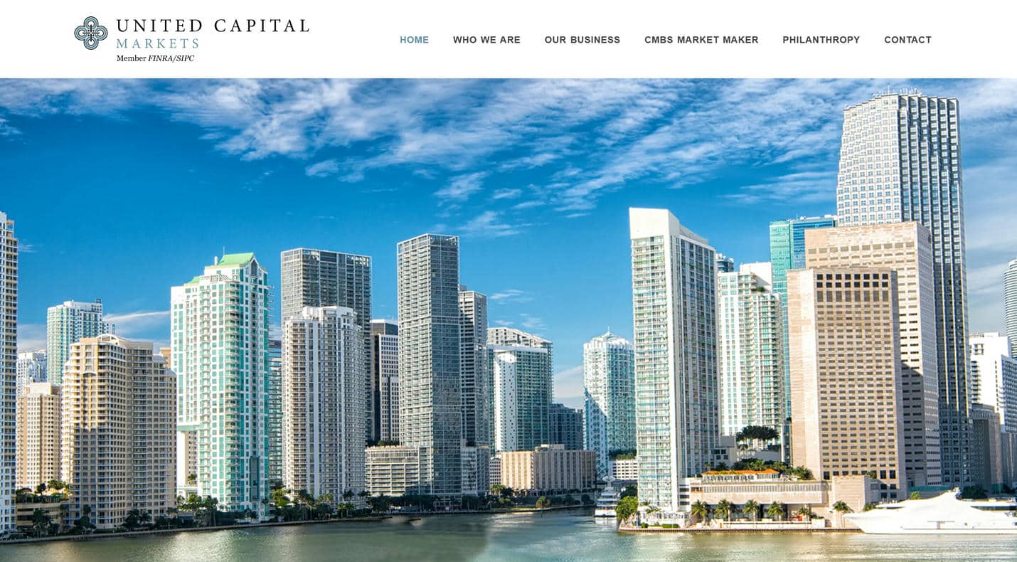 United Capital Website home page